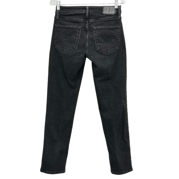 American Eagle Men’s AE AirFlex+ Slim Straight Jeans in Black Size 28 - Picture 2 of 7